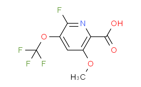 AM173840 | 1803939-21-0 | 2-Fluoro-5-methoxy-3-(trifluoromethoxy)pyridine-6-carboxylic acid