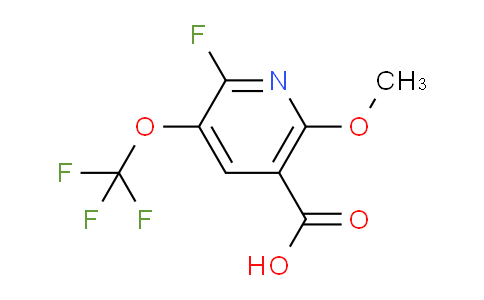 AM173843 | 1803678-72-9 | 2-Fluoro-6-methoxy-3-(trifluoromethoxy)pyridine-5-carboxylic acid