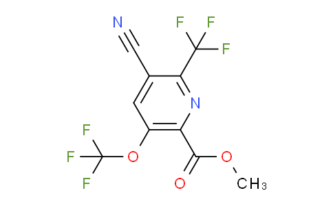 AM173844 | 1804313-18-5 | Methyl 3-cyano-5-(trifluoromethoxy)-2-(trifluoromethyl)pyridine-6-carboxylate