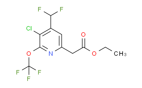 AM173853 | 1806157-86-7 | Ethyl 3-chloro-4-(difluoromethyl)-2-(trifluoromethoxy)pyridine-6-acetate