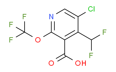 AM173855 | 1806101-39-2 | 5-Chloro-4-(difluoromethyl)-2-(trifluoromethoxy)pyridine-3-carboxylic acid