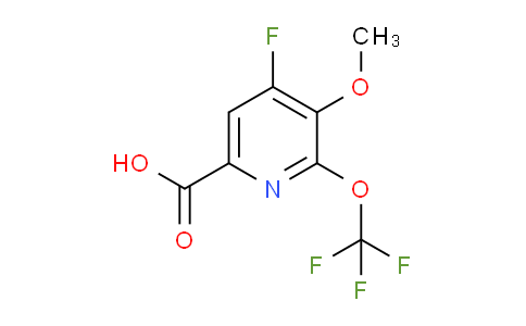 AM173859 | 1804328-37-7 | 4-Fluoro-3-methoxy-2-(trifluoromethoxy)pyridine-6-carboxylic acid