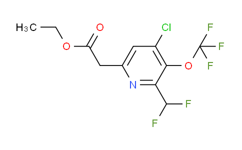 AM173862 | 1804662-73-4 | Ethyl 4-chloro-2-(difluoromethyl)-3-(trifluoromethoxy)pyridine-6-acetate