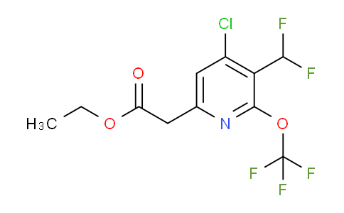 AM173864 | 1804328-51-5 | Ethyl 4-chloro-3-(difluoromethyl)-2-(trifluoromethoxy)pyridine-6-acetate
