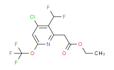 AM173866 | 1804662-75-6 | Ethyl 4-chloro-3-(difluoromethyl)-6-(trifluoromethoxy)pyridine-2-acetate