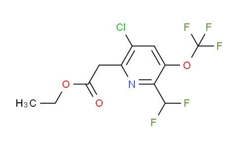 AM173868 | 1806102-99-7 | Ethyl 5-chloro-2-(difluoromethyl)-3-(trifluoromethoxy)pyridine-6-acetate
