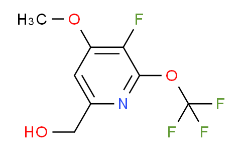 3-Fluoro-4-methoxy-2-(trifluoromethoxy)pyridine-6-methanol