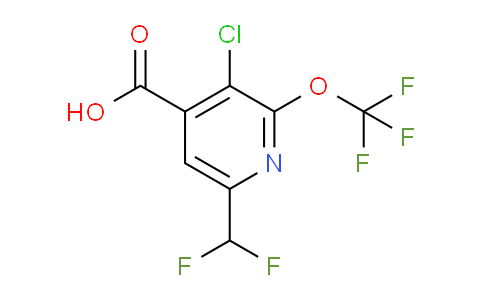 AM173881 | 1803957-74-5 | 3-Chloro-6-(difluoromethyl)-2-(trifluoromethoxy)pyridine-4-carboxylic acid