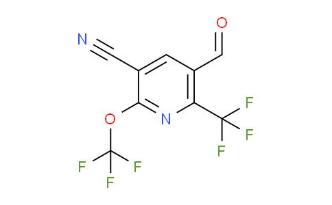 AM173887 | 1804302-55-3 | 3-Cyano-2-(trifluoromethoxy)-6-(trifluoromethyl)pyridine-5-carboxaldehyde