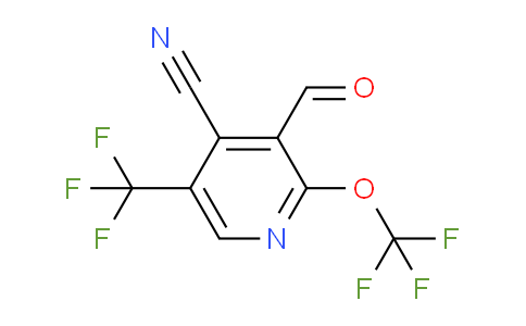 AM173898 | 1804323-30-5 | 4-Cyano-2-(trifluoromethoxy)-5-(trifluoromethyl)pyridine-3-carboxaldehyde