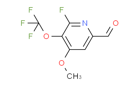 AM173899 | 1804324-31-9 | 2-Fluoro-4-methoxy-3-(trifluoromethoxy)pyridine-6-carboxaldehyde