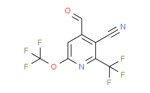 AM173906 | 1804623-08-2 | 3-Cyano-6-(trifluoromethoxy)-2-(trifluoromethyl)pyridine-4-carboxaldehyde