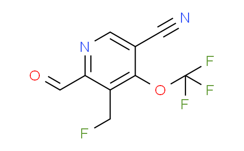 5-Cyano-3-(fluoromethyl)-4-(trifluoromethoxy)pyridine-2-carboxaldehyde