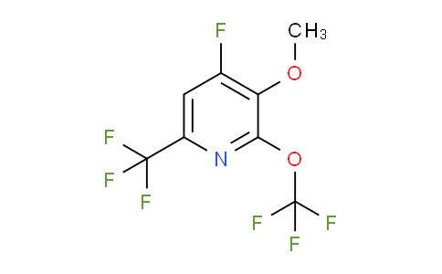 4-Fluoro-3-methoxy-2-(trifluoromethoxy)-6-(trifluoromethyl)pyridine