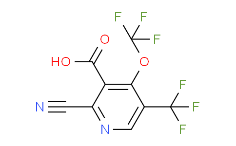 2-Cyano-4-(trifluoromethoxy)-5-(trifluoromethyl)pyridine-3-carboxylic acid
