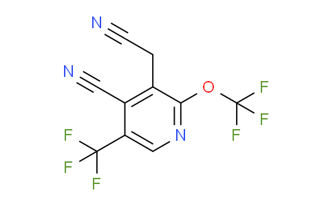 AM173921 | 1804708-87-9 | 4-Cyano-2-(trifluoromethoxy)-5-(trifluoromethyl)pyridine-3-acetonitrile