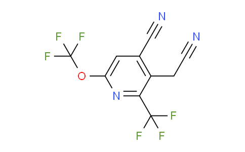 AM173925 | 1806114-67-9 | 4-Cyano-6-(trifluoromethoxy)-2-(trifluoromethyl)pyridine-3-acetonitrile