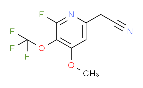 2-Fluoro-4-methoxy-3-(trifluoromethoxy)pyridine-6-acetonitrile