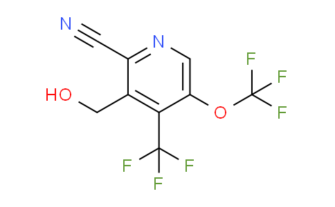 2-Cyano-5-(trifluoromethoxy)-4-(trifluoromethyl)pyridine-3-methanol