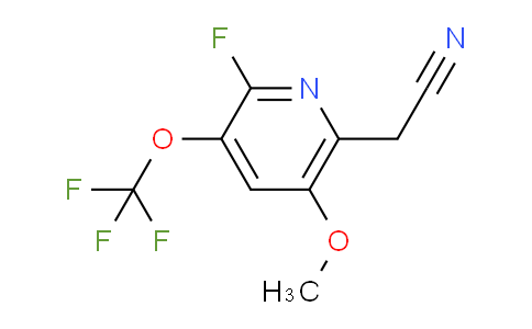 AM173944 | 1804323-55-4 | 2-Fluoro-5-methoxy-3-(trifluoromethoxy)pyridine-6-acetonitrile