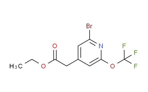 Ethyl 2-bromo-6-(trifluoromethoxy)pyridine-4-acetate