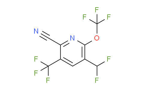 AM173972 | 1806076-81-2 | 2-Cyano-5-(difluoromethyl)-6-(trifluoromethoxy)-3-(trifluoromethyl)pyridine