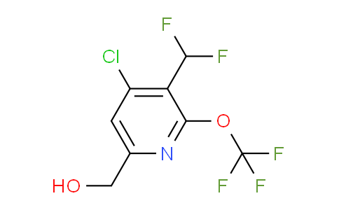AM173975 | 1804787-62-9 | 4-Chloro-3-(difluoromethyl)-2-(trifluoromethoxy)pyridine-6-methanol