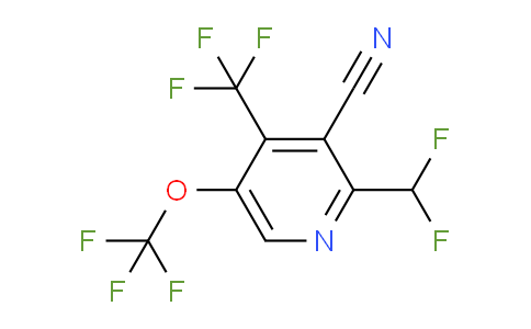 AM173979 | 1804304-25-3 | 3-Cyano-2-(difluoromethyl)-5-(trifluoromethoxy)-4-(trifluoromethyl)pyridine