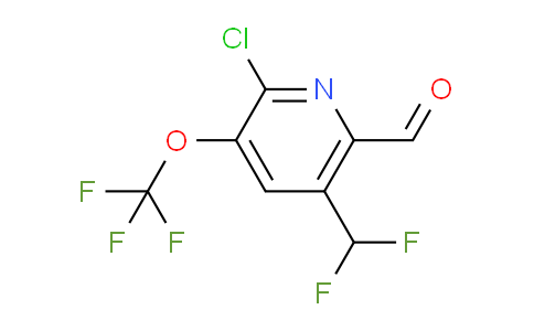 AM173991 | 1804787-89-0 | 2-Chloro-5-(difluoromethyl)-3-(trifluoromethoxy)pyridine-6-carboxaldehyde