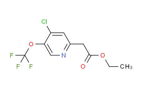 Ethyl 4-chloro-5-(trifluoromethoxy)pyridine-2-acetate