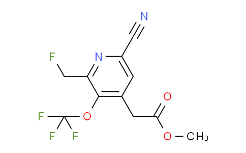 AM174005 | 1806114-59-9 | Methyl 6-cyano-2-(fluoromethyl)-3-(trifluoromethoxy)pyridine-4-acetate