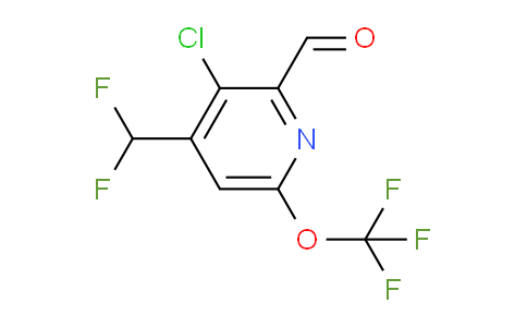 AM174007 | 1804761-90-7 | 3-Chloro-4-(difluoromethyl)-6-(trifluoromethoxy)pyridine-2-carboxaldehyde