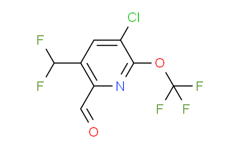 AM174009 | 1804788-16-6 | 3-Chloro-5-(difluoromethyl)-2-(trifluoromethoxy)pyridine-6-carboxaldehyde