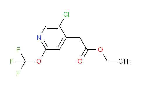 Ethyl 5-chloro-2-(trifluoromethoxy)pyridine-4-acetate