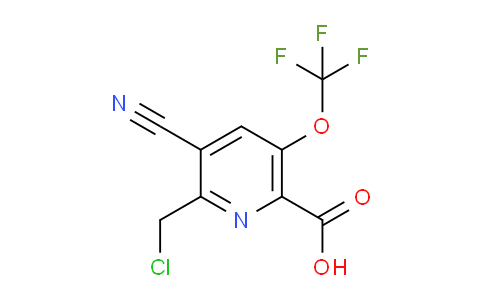 AM174030 | 1804324-15-9 | 2-(Chloromethyl)-3-cyano-5-(trifluoromethoxy)pyridine-6-carboxylic acid