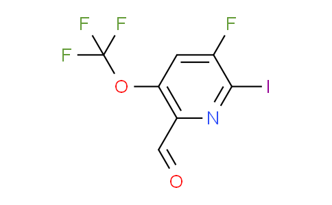 AM174035 | 1805957-52-1 | 3-Fluoro-2-iodo-5-(trifluoromethoxy)pyridine-6-carboxaldehyde
