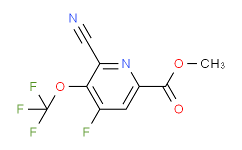 AM174051 | 1806026-24-3 | Methyl 2-cyano-4-fluoro-3-(trifluoromethoxy)pyridine-6-carboxylate