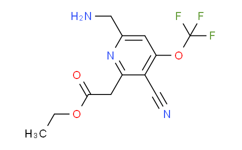AM174065 | 1804324-52-4 | Ethyl 6-(aminomethyl)-3-cyano-4-(trifluoromethoxy)pyridine-2-acetate