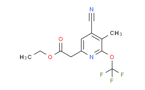 AM174089 | 1804399-69-6 | Ethyl 4-cyano-3-methyl-2-(trifluoromethoxy)pyridine-6-acetate