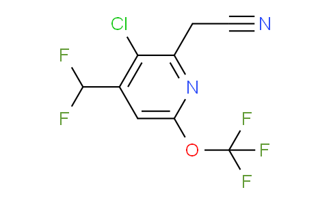 AM174093 | 1804761-22-5 | 3-Chloro-4-(difluoromethyl)-6-(trifluoromethoxy)pyridine-2-acetonitrile