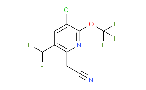 AM174094 | 1803967-40-9 | 3-Chloro-5-(difluoromethyl)-2-(trifluoromethoxy)pyridine-6-acetonitrile