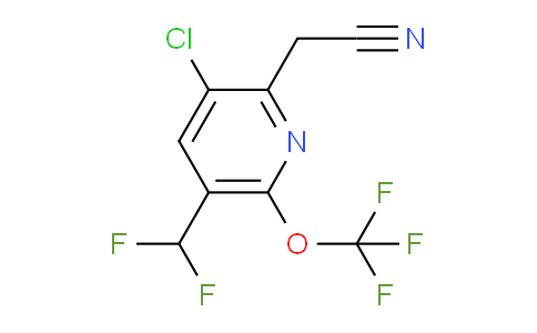 AM174095 | 1804001-55-5 | 3-Chloro-5-(difluoromethyl)-6-(trifluoromethoxy)pyridine-2-acetonitrile