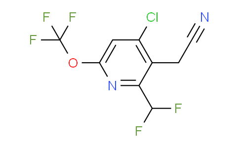 AM174099 | 1804327-79-4 | 4-Chloro-2-(difluoromethyl)-6-(trifluoromethoxy)pyridine-3-acetonitrile