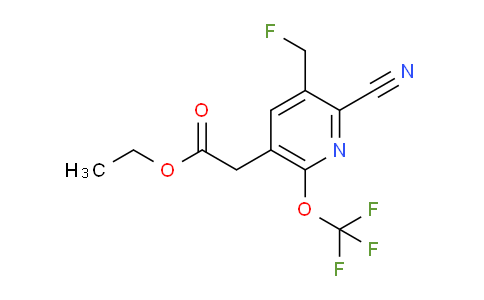 AM174103 | 1804735-43-0 | Ethyl 2-cyano-3-(fluoromethyl)-6-(trifluoromethoxy)pyridine-5-acetate