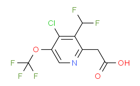 AM174107 | 1804327-97-6 | 4-Chloro-3-(difluoromethyl)-5-(trifluoromethoxy)pyridine-2-acetic acid