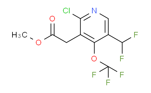 AM174127 | 1804559-29-2 | Methyl 2-chloro-5-(difluoromethyl)-4-(trifluoromethoxy)pyridine-3-acetate