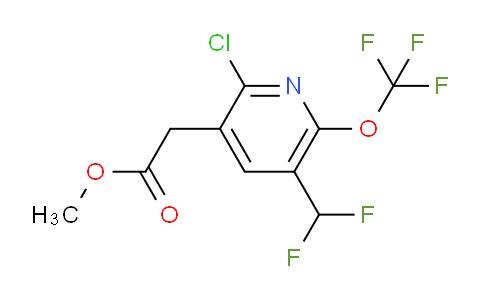 Methyl 2-chloro-5-(difluoromethyl)-6-(trifluoromethoxy)pyridine-3-acetate