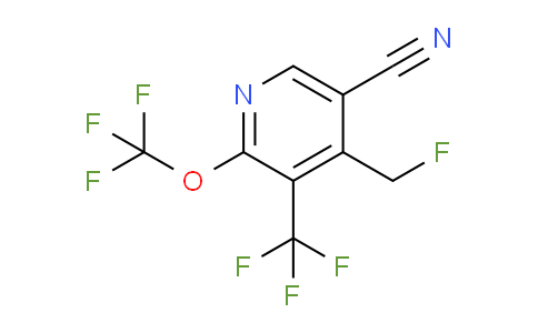 5-Cyano-4-(fluoromethyl)-2-(trifluoromethoxy)-3-(trifluoromethyl)pyridine
