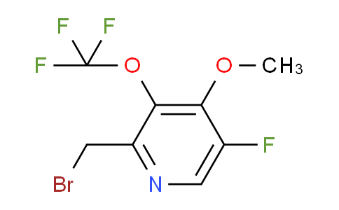 2-(Bromomethyl)-5-fluoro-4-methoxy-3-(trifluoromethoxy)pyridine