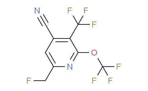 4-Cyano-6-(fluoromethyl)-2-(trifluoromethoxy)-3-(trifluoromethyl)pyridine